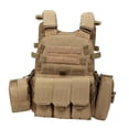 thumbnail image 4 of Chaleco táctico militar para hombres, chaleco de , chaleco de , chaleco de viaje para pesca , chaqueta con múltiples Baoblaze Chaleco para juegos al aire libre, 4 of 8