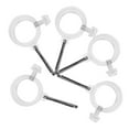 thumbnail image 4 of Miangastore 5pcs Flag Fasteners Flag Pole Rings with Flag Clip Flag Fixing Buckles Flag Mounting Rings, 4 of 9