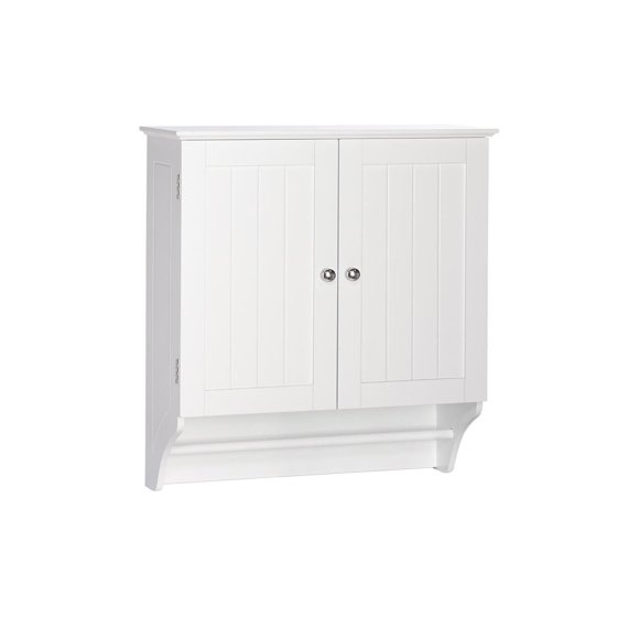 Ashland Collection Maison RiverRidge® Armoire murale à 2 portes, 23,82 po. (larg) x 25,44 po. (haut) x 8,86 po. (prof), blanc