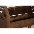 thumbnail image 7 of Pemberly Row Farmhouse 28" Wood Accent Bench with Storage in Tobacco Leaf, 7 of 7