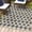 Black / Cream, variant on JONATHAN Y TUSCAN SUN 4 x 6 Area Rug, Darcy Traditional Geometric Bold Gingham - Green/Cream, TSN201E-4