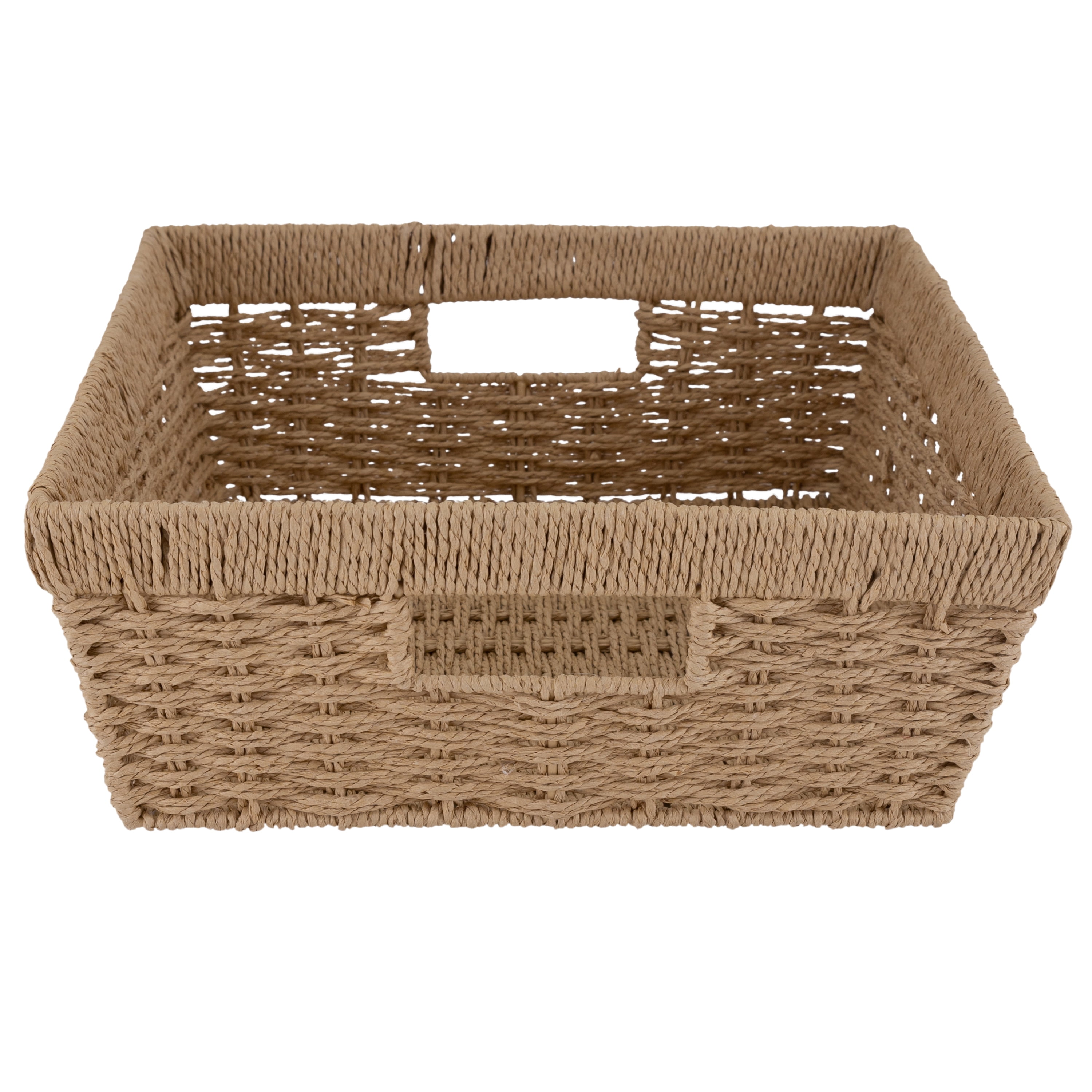 Simplify Dutch Weave Large Shelf Storage Basket