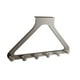 thumbnail image 4 of Gancho triangular para colgar toallas sobre la puerta, ahorra espacio, es resistente y ligero, con 6 ganchos para baño, bolsos y . Gris, 4 of 8