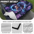 thumbnail image 6 of Whosucclay Heart-Shaped Horse Pattern Golf Cart Seat Protector, Wear-Resistant Cover Breathable Anti-Scratch Golf Cart Seat Cover Towel for Most 2‑Seat Golf Carts, 6 of 7