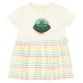 thumbnail image 3 of Inktastic Spaceship Funny Alien Outer Space Girls Baby Dress, 3 of 5