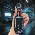 thumbnail image 5 of Key Fob Cover Compatible with Toyota Yaris GR Corolla Cross Yaris Hybrid Hilux C-HR 2020-2024 2 Button Keychain Case Holder Protector,2 Buttons C Grey, 5 of 6