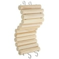 thumbnail image 1 of Multifunctional Hamster Ladder Toy Hamster Wooden Toy Pet Cage Ornament, 1 of 8