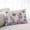Beige, variant on Purple Flowers Throw Pillow Covers, Butterfly Spring Floral Checkered Farmhouse Soft Breathable Pillow Cases with Invisible Zipper, Small Pillowcases for Couch Bed Sofa Chair 16x24 Inches
