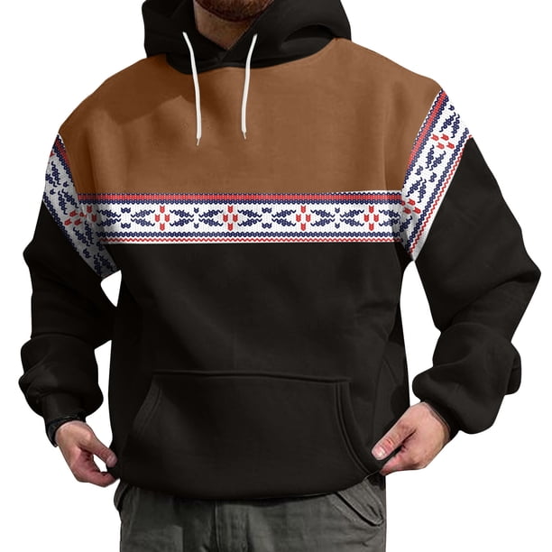 Gibobby Sudadera polar hombre Sudadera con Capucha de Forro Polar Sudadera para Hombre(Negro,M)