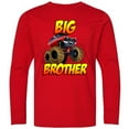 thumbnail image 3 of Inktastic Big Brother Monster Truck Long Sleeve Youth T-Shirt, 3 of 5