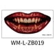 thumbnail image 1 of Xihbxyly Pegatinas de Boca de Payaso de Halloween, Maquillaje de Broma Realista, Tatuajes Temporales Extraíbles, Fácil Aplicación, Artículos para Cosplay y Fiestas, Diseño Duradero, Tamaño 13 X 7 Cm, 1 of 3