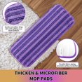 thumbnail image 2 of CUITING 3 Pack Reusable Mop Pads Compatible with Swiffer Wet Jet Wet Jet Pads Refills for Swiffer Mop Washable Mop Refill Pads Wet Pads for Floor Cleaning Wet Dry Use for Any Floor Types, 2 of 7