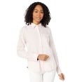 thumbnail image 1 of Camisa Tommy Hilfiger Solid Roll Tab Ballerina Pink para mujer, 1 of 3