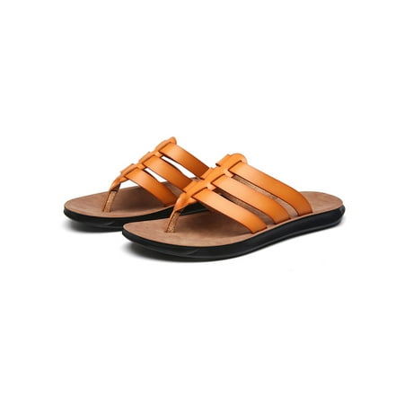 

Gomelly Summer Flats Men Thong Slippers Shoes Outdoor Walking Sports Non-slip