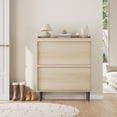 thumbnail image 3 of Studyset Shoe Cabinet with 2 Flip Drawers, Wooden Shoe Organizer Cabinet with Adjustable Shelf, Shoe Storage for Entryway, Hidden Shoe Cabinet for Hallway, Living Room, 3 of 6