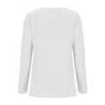 thumbnail image 2 of Jalioing Women's Solid Crew Neck T Shirt Fashion Basic Long Sleeve Tee Shirt Fall Fashion Trendy Tops Outfits, 2 of 8