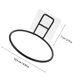 thumbnail image 5 of unbranded 2Ud Soporte Hierro Negro Para De Mascotas Con Superficie Lisa Fácil De Limpiar Y Resistente, 5 of 6