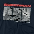 thumbnail image 2 of Superman T-Shirt Man Of Steel Comic Unisex Graphic Tee for Men & Women, 2 of 7