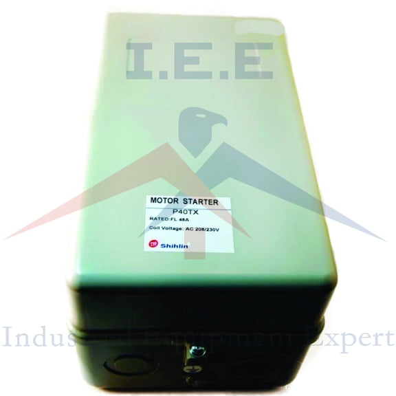 7.5 HP Single Phase Magnetic Starter Motor Control, Shihlin P40TX, 48 Amp, 230V