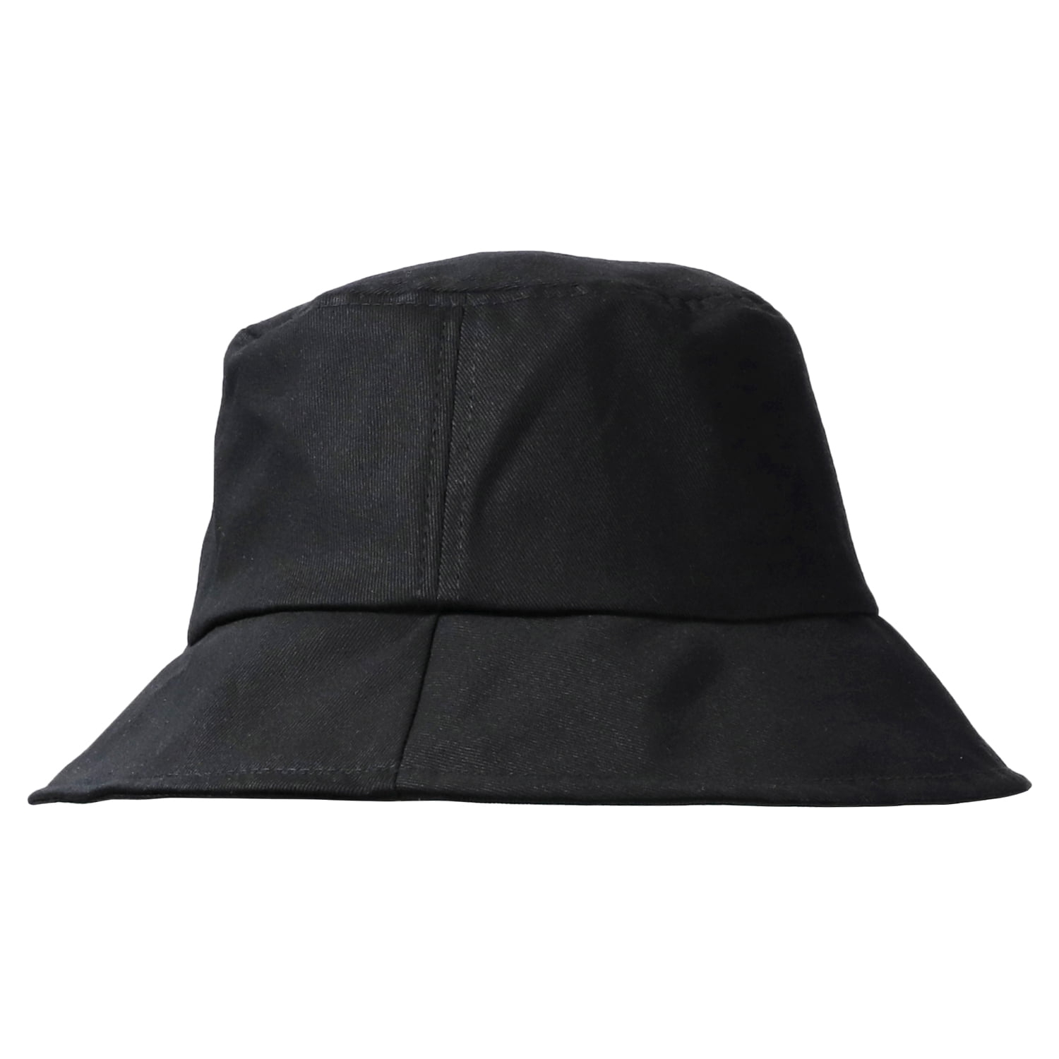 Fisherman Hat Bucket Hat Black Cotton 