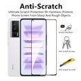 3PCS Full Glue 3D Tempered Glass For Redmi K60 K60E K50i K40S K70