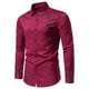 thumbnail image 2 of Blusa de manga larga con estampado de botones de cobertura de moda casual para hombres Pompotops  oipoqjl50624, 2 of 9