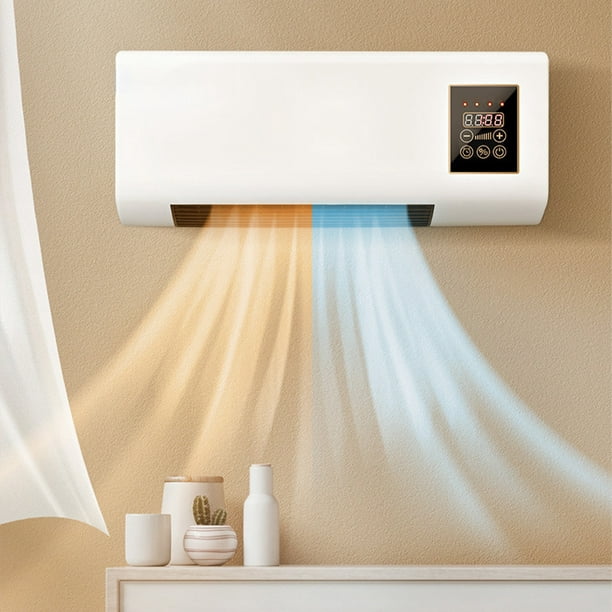 Radiateur portable et climatiseur Combo Bureau mural 2en1 Chauffage  électrique Climatiseur pour chambre à coucher domestique