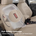 thumbnail image 4 of coverdream Forester Seat Covers Custom Fit for 2019-2024 Subaru Forester Premium/Sport/Wilderness/Limited/Touring - Breathable Leather Auto Seat Covers (Full Set,Beige), 4 of 6