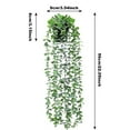 thumbnail image 2 of Vigne Suspendue avec Verdure pour Présentations Décoratives Intérieures et Extérieures 2 Pcs, 2 of 6