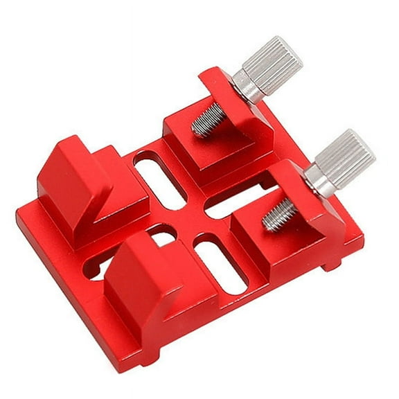 Telescope Finder Base Dovetail Plate Base Astronomical Telescope Accessory Dovetail Clamp Camera Adapter Red