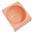 thumbnail image 1 of Cuenco para Gatos Inclinado Estilo Simple Color Refrescante Suavemente Inodoro Plástico Cuenco para Comida para Mascotas Rouge Pink, 1 of 5
