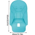thumbnail image 4 of High Chair Covers for Baby - Replacement Cover for High Chairs - Comfortable Cushion for Baby High Chair - High Chair Cushion Replacement (Blue), 4 of 14