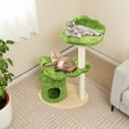 thumbnail image 2 of Gymax 38'' Cute Cat Tree Cat Condo Furniture w/ Fully Wrapped Sisal Scratching Posts, 2 of 10