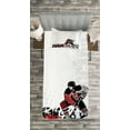 thumbnail image 3 of Ambesonne Hockey Quilted Bedspread Set 2 Pcs, Goalie Playing Art, Twin Size, Multicolor, 3 of 3