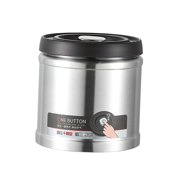 Recipiente hermético de acero inoxidable para café, contenedor para almacenar granos de café 1600ml