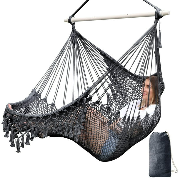 Silla Hamaca Chihee Súper Grande de Algodón Suave Torcido