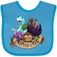 thumbnail image 3 of Inktastic Cryptid Crew Boys or Girls Baby Bib, 3 of 4