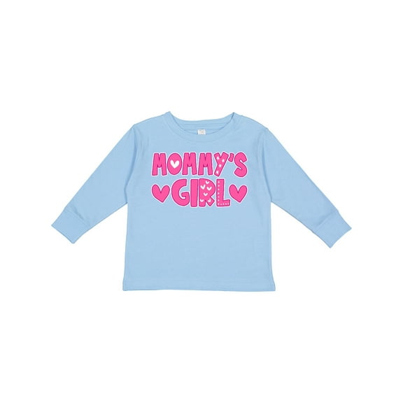 Inktastic Mommy's Girl Girls Long Sleeve Toddler T-Shirt