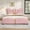 Pink, variant on Christopher Knight Home Modern PU Upholstered Queen Bed Frame with Butterfly Headboard, Wood Frame, Pink