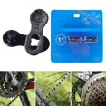 thumbnail image 2 of Bicicleta 2 pares de bloqueo de conector de cadena de bicicleta para eslabón maestro de 11 velocidades (negro) Tmvgtek Accesorios para bicicletas, 2 of 6