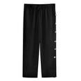 thumbnail image 3 of Handshe Men's Button-Fly Long Pants Breathable Loose Fit Sport Beach Casual Comfort Outdoor Wear,Plus Size, 3 of 5