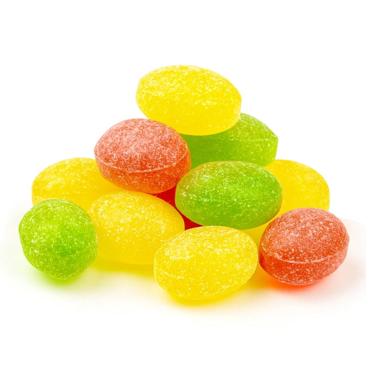 NY SPICE SHOP Assorted Sanded Fruit Drops - 3 Pound - Old Fashioned Sanded Drops - Fresh Delicious Bulk Candy - Sanded Hard Candy - Sour Drops Candy - Tangy and Sweet Healthy Snacks