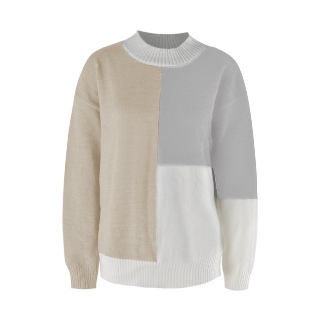 Gibobby Sudadera de mujer Sudaderas de moda de gran tamaño para mujer con cuello alto de manga larga trajes de otoño 2023(B,M)