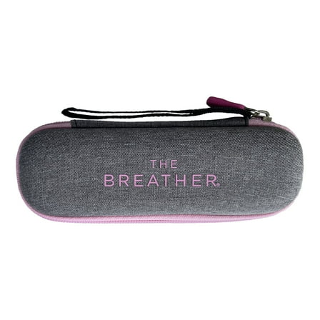 THE BREATHER Respiratory Muscle Trainer Travel Case for Hand-Held Device, Pink, 1 Count