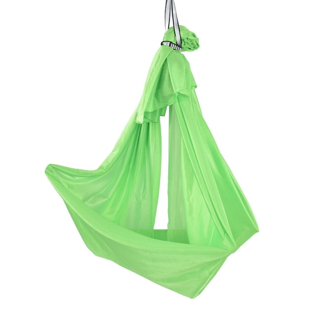 Hamaca para exteriores, hamaca aérea para yoga, 1 hamacas, hamaca elástica para niños, compacta y ligera Jadeshay A