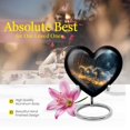 thumbnail image 5 of Mystical Fire Run Heart Cremation Urns For Adult Ashes - Urn For Ashes For Men - Heart Cremation Urn - Mini Urns For Human Ashes Keepsake - Heart Cremation Urn - Ashes Urn Adult (Size 3inch,1pcs), 5 of 5