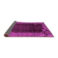 thumbnail image 2 of Ahgly Company Indoor Square Abstract Pink Modern Area Rugs, 5' Square, 2 of 4