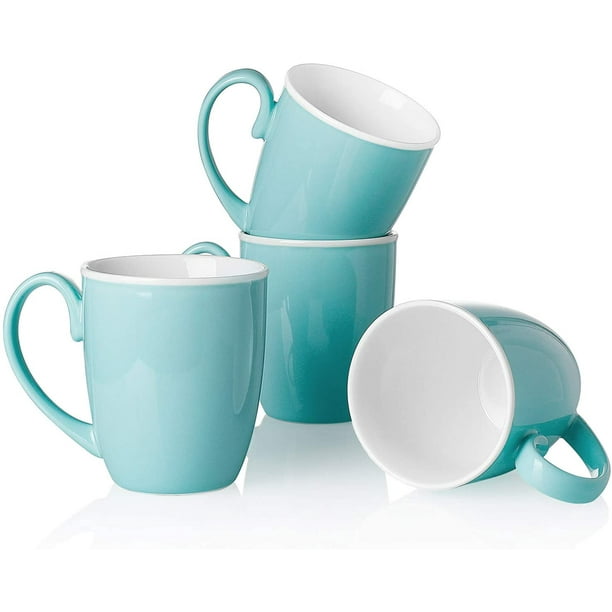 IGUOHAO617.401 Tasses en porcelaine – Grande tasse à café de 18