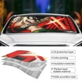 thumbnail image 2 of My Hero Academia Car Windshield Sun Shade, Front Window Sun Shades, Visor Shield Cover For Car Suv Truck, Visor Protector Blocks Uv Rays, Keep Your Vehicle Cool, Medium, 55*29.9 Inch, 2 of 8