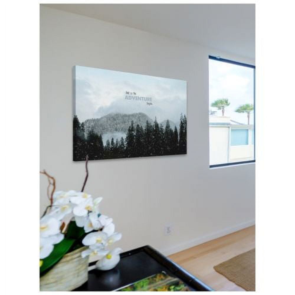 "Adventure Begins" Painting Print on Wrapped Canvas